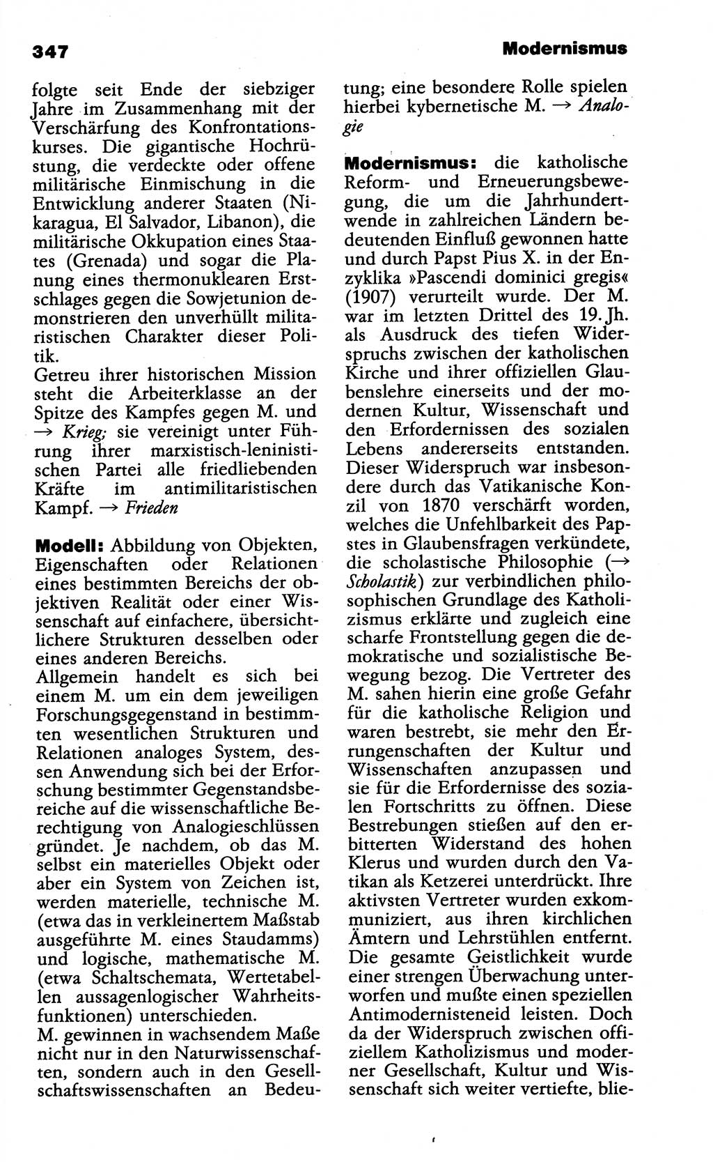Wörterbuch der marxistisch-leninistischen Philosophie [Deutsche Demokratische Republik (DDR)] 1985, Seite 347 (Wb. ML Phil. DDR 1985, S. 347)