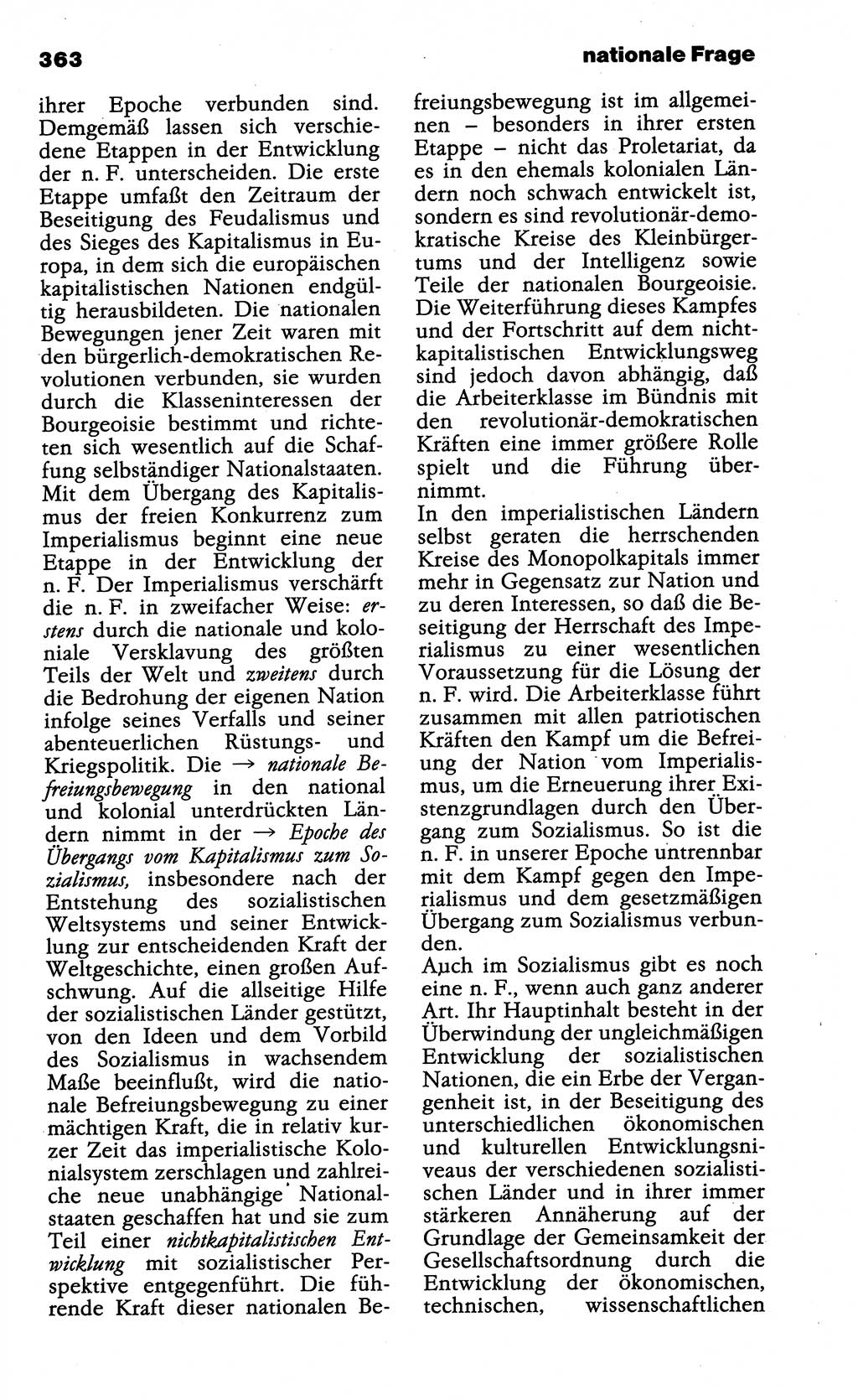Wörterbuch der marxistisch-leninistischen Philosophie [Deutsche Demokratische Republik (DDR)] 1985, Seite 363 (Wb. ML Phil. DDR 1985, S. 363)