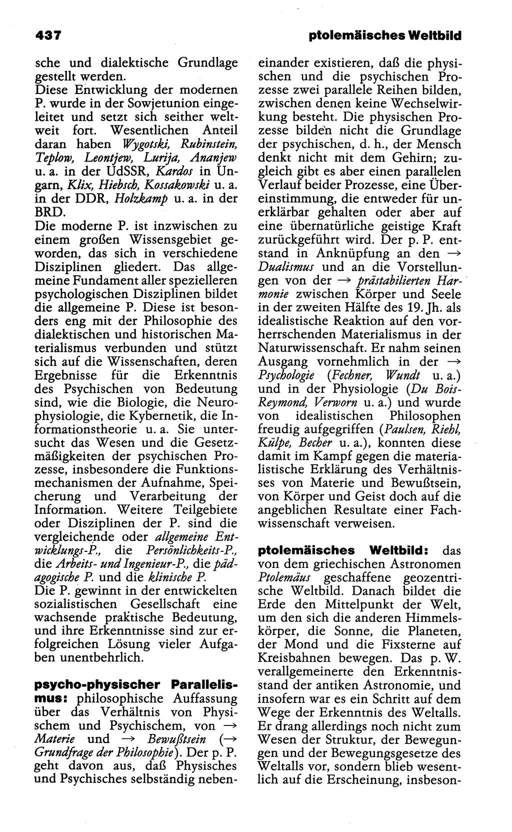 Wörterbuch der marxistisch-leninistischen Philosophie [Deutsche Demokratische Republik (DDR)] 1985, Seite 437 (Wb. ML Phil. DDR 1985, S. 437)