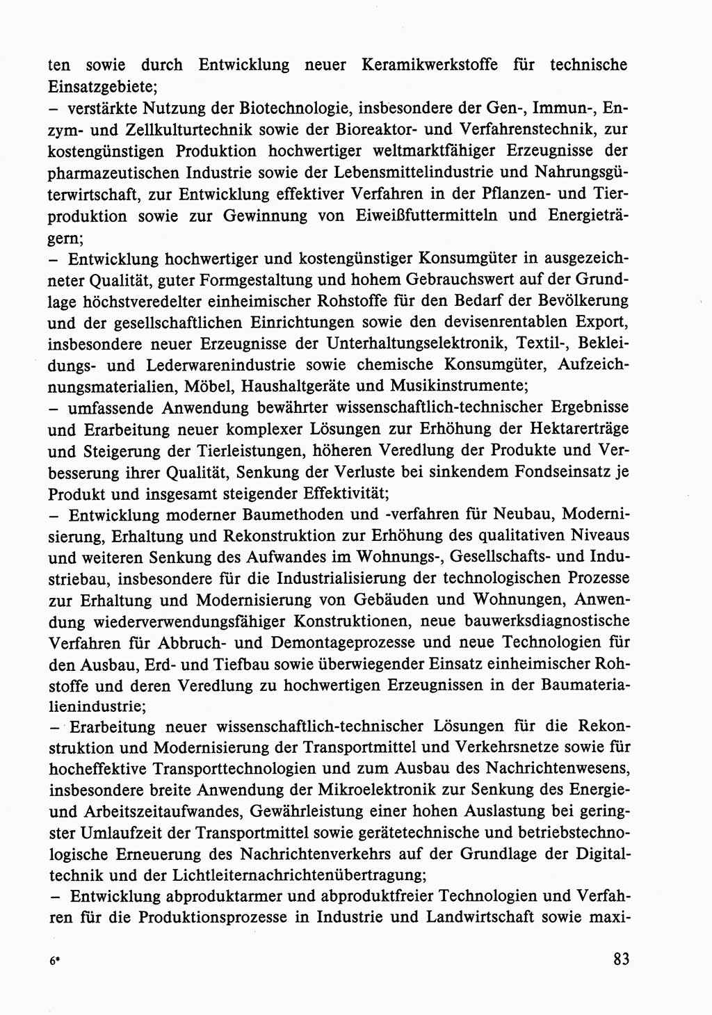 Dokumente der Sozialistischen Einheitspartei Deutschlands (SED) [Deutsche Demokratische Republik (DDR)] 1986-1987, Seite 83 (Dok. SED DDR 1986-1987, S. 83)