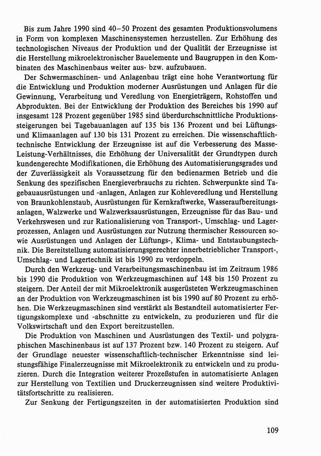 Dokumente der Sozialistischen Einheitspartei Deutschlands (SED) [Deutsche Demokratische Republik (DDR)] 1986-1987, Seite 109 (Dok. SED DDR 1986-1987, S. 109)