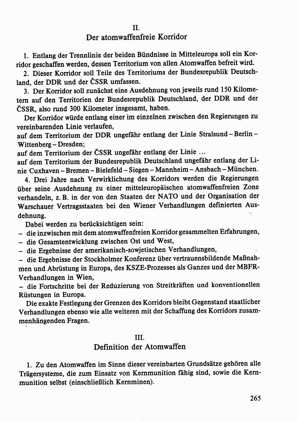 Dokumente der Sozialistischen Einheitspartei Deutschlands (SED) [Deutsche Demokratische Republik (DDR)] 1986-1987, Seite 265 (Dok. SED DDR 1986-1987, S. 265)