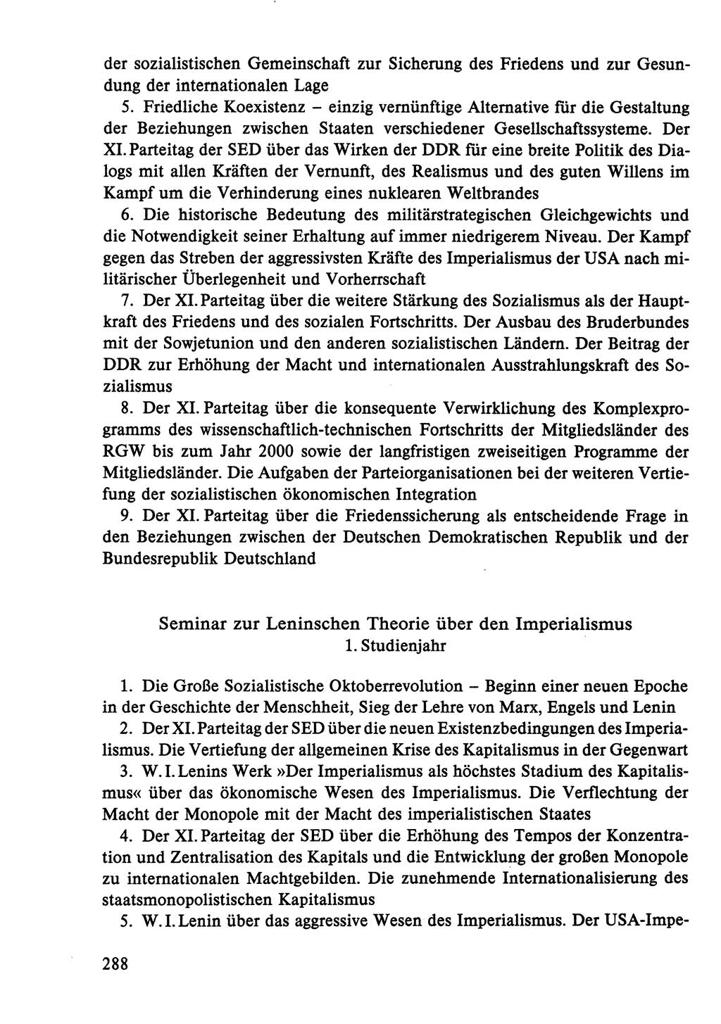 Dokumente der Sozialistischen Einheitspartei Deutschlands (SED) [Deutsche Demokratische Republik (DDR)] 1986-1987, Seite 288 (Dok. SED DDR 1986-1987, S. 288)