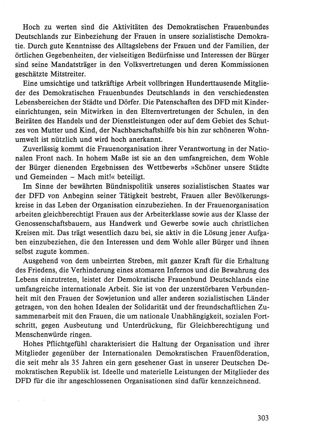 Dokumente der Sozialistischen Einheitspartei Deutschlands (SED) [Deutsche Demokratische Republik (DDR)] 1986-1987, Seite 303 (Dok. SED DDR 1986-1987, S. 303)