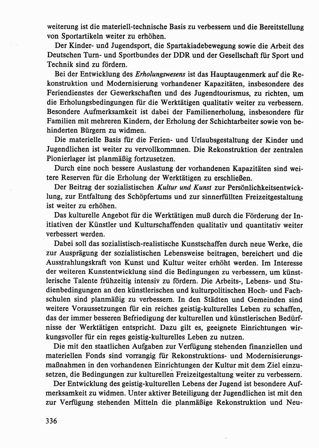 Dokumente der Sozialistischen Einheitspartei Deutschlands (SED) [Deutsche Demokratische Republik (DDR)] 1986-1987, Seite 336 (Dok. SED DDR 1986-1987, S. 336)