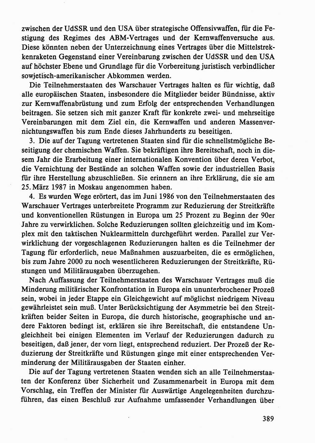 Dokumente der Sozialistischen Einheitspartei Deutschlands (SED) [Deutsche Demokratische Republik (DDR)] 1986-1987, Seite 389 (Dok. SED DDR 1986-1987, S. 389)