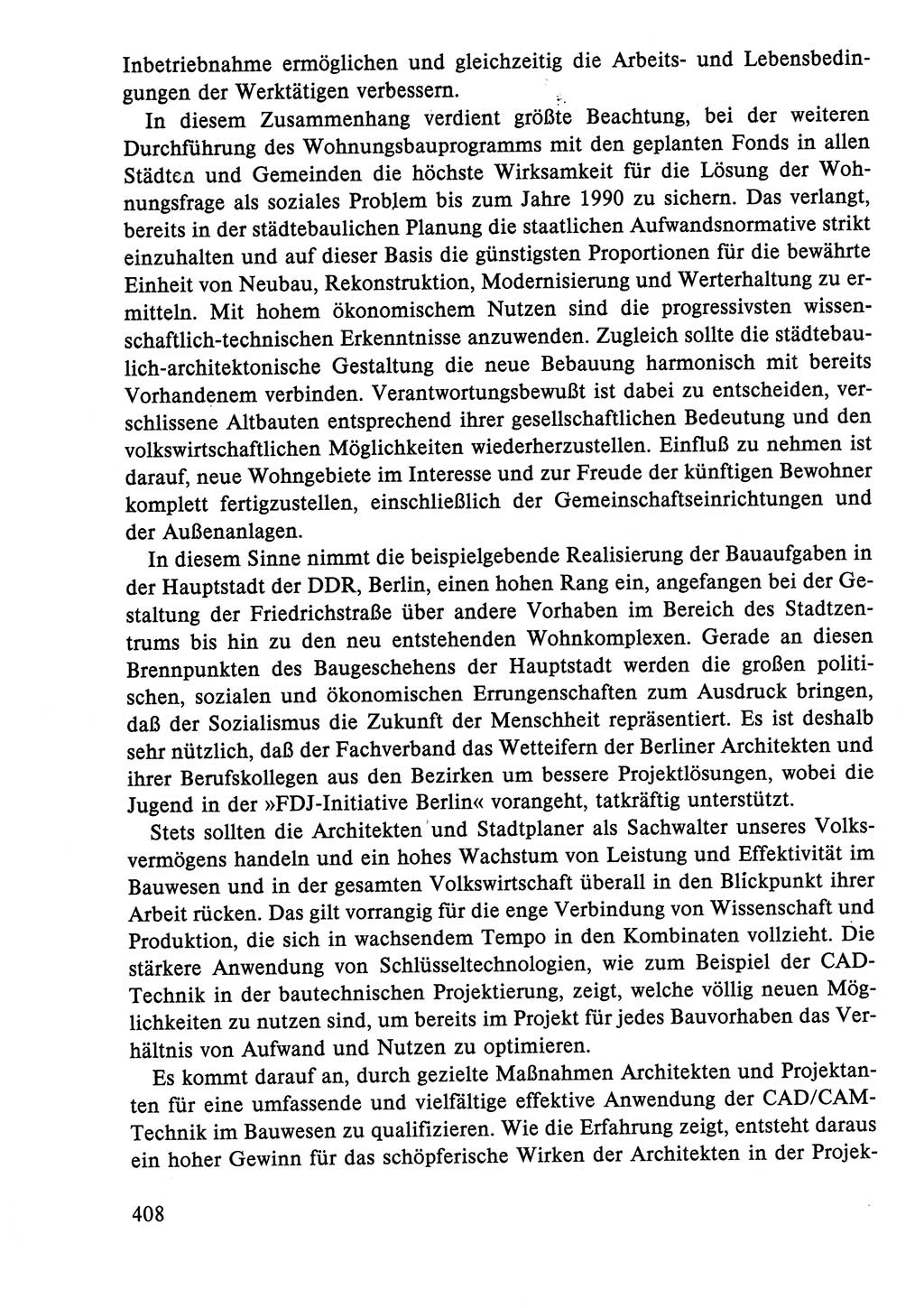 Dokumente der Sozialistischen Einheitspartei Deutschlands (SED) [Deutsche Demokratische Republik (DDR)] 1986-1987, Seite 408 (Dok. SED DDR 1986-1987, S. 408)