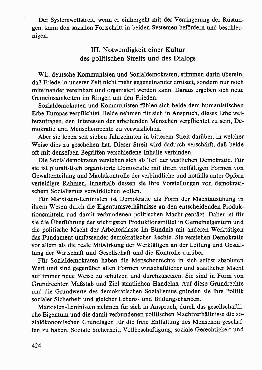 Dokumente der Sozialistischen Einheitspartei Deutschlands (SED) [Deutsche Demokratische Republik (DDR)] 1986-1987, Seite 424 (Dok. SED DDR 1986-1987, S. 424)