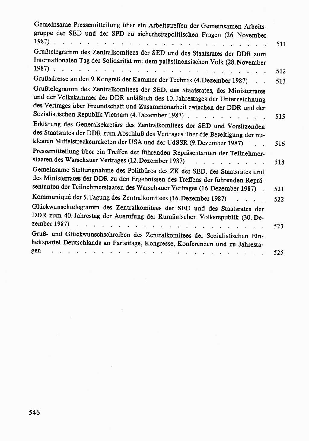Dokumente der Sozialistischen Einheitspartei Deutschlands (SED) [Deutsche Demokratische Republik (DDR)] 1986-1987, Seite 546 (Dok. SED DDR 1986-1987, S. 546)