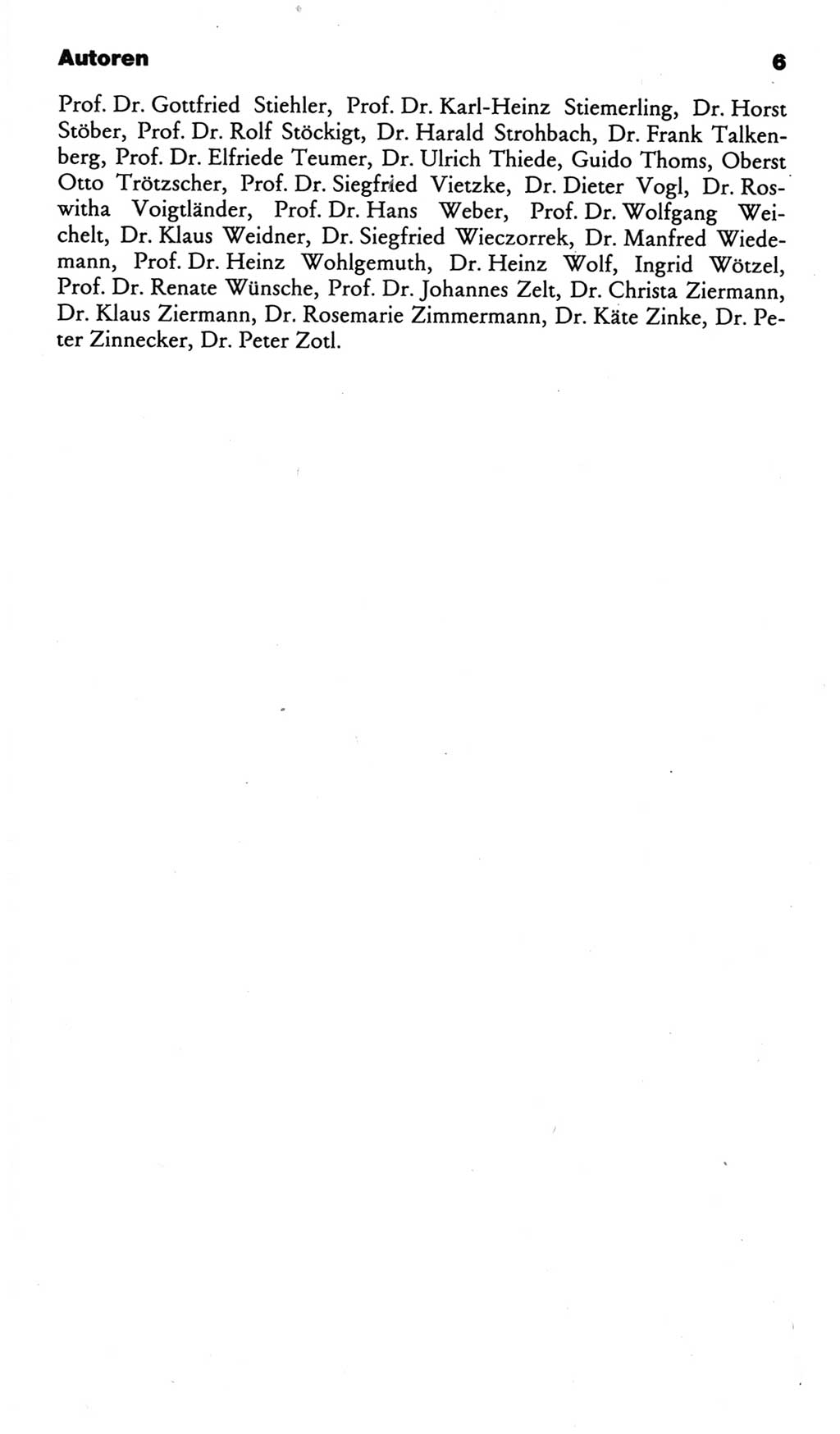 Kleines politisches Wörterbuch [Deutsche Demokratische Republik (DDR)] 1986, Seite 6 (Kl. pol. Wb. DDR 1986, S. 6)