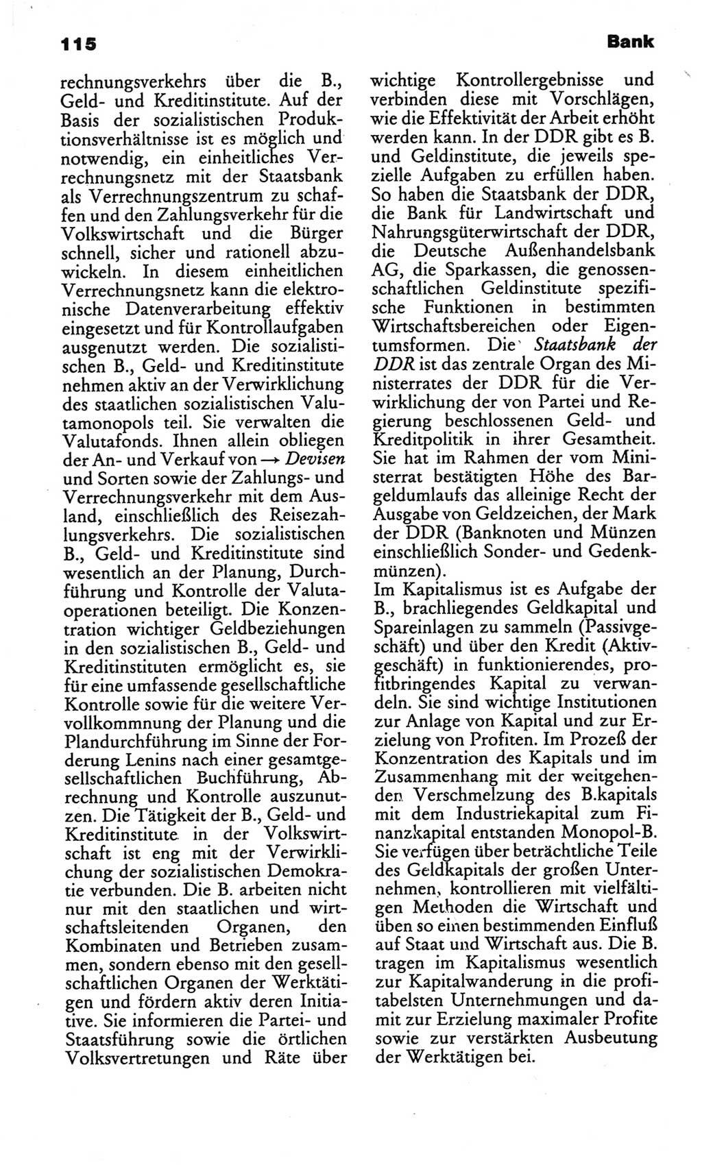Kleines politisches Wörterbuch [Deutsche Demokratische Republik (DDR)] 1986, Seite 115 (Kl. pol. Wb. DDR 1986, S. 115)