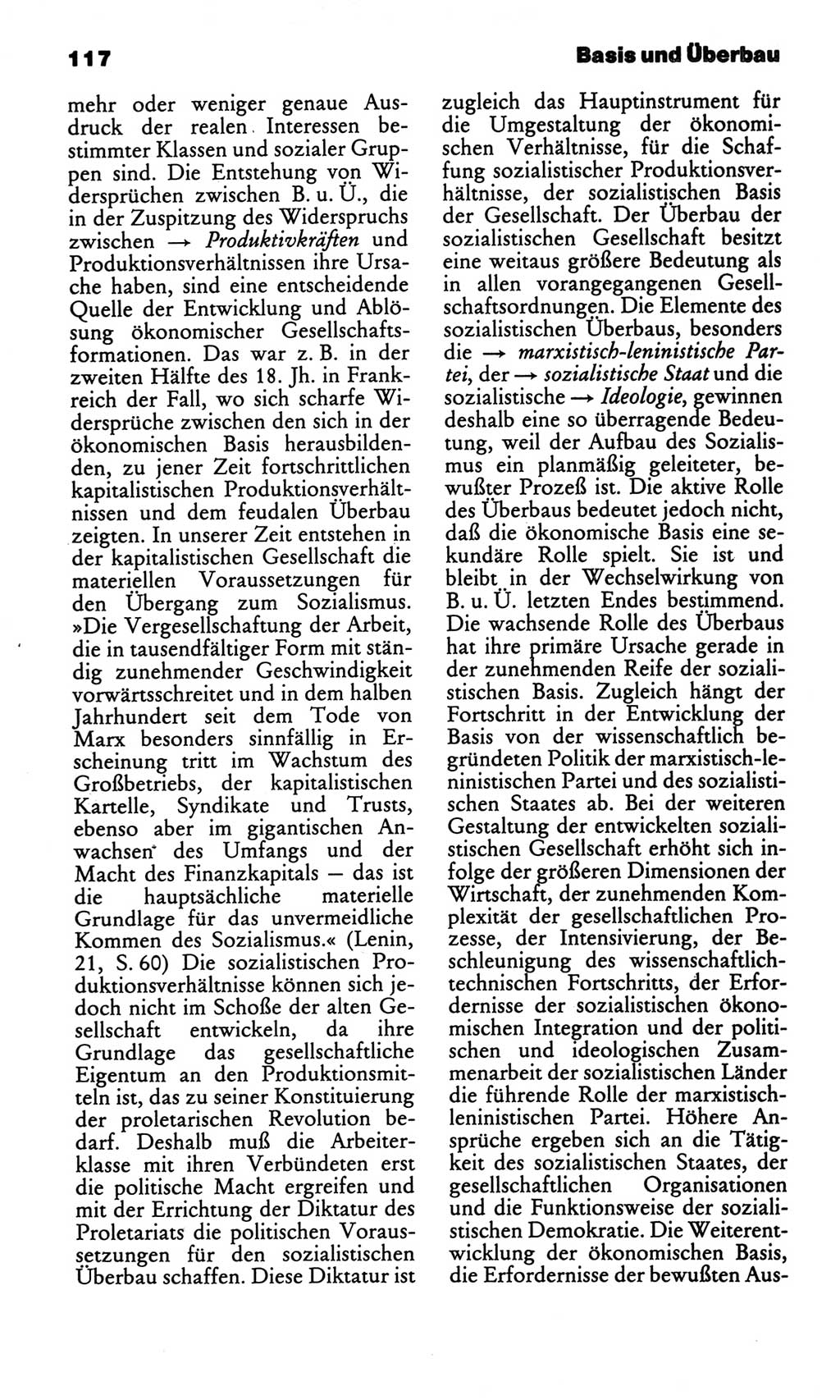 Kleines politisches Wörterbuch [Deutsche Demokratische Republik (DDR)] 1986, Seite 117 (Kl. pol. Wb. DDR 1986, S. 117)