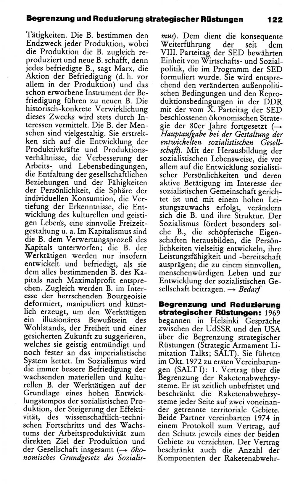 Kleines politisches Wörterbuch [Deutsche Demokratische Republik (DDR)] 1986, Seite 122 (Kl. pol. Wb. DDR 1986, S. 122)