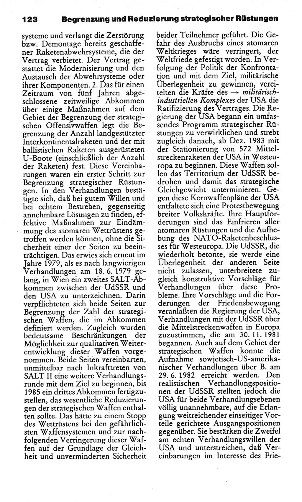 Kleines politisches Wörterbuch [Deutsche Demokratische Republik (DDR)] 1986, Seite 123 (Kl. pol. Wb. DDR 1986, S. 123)