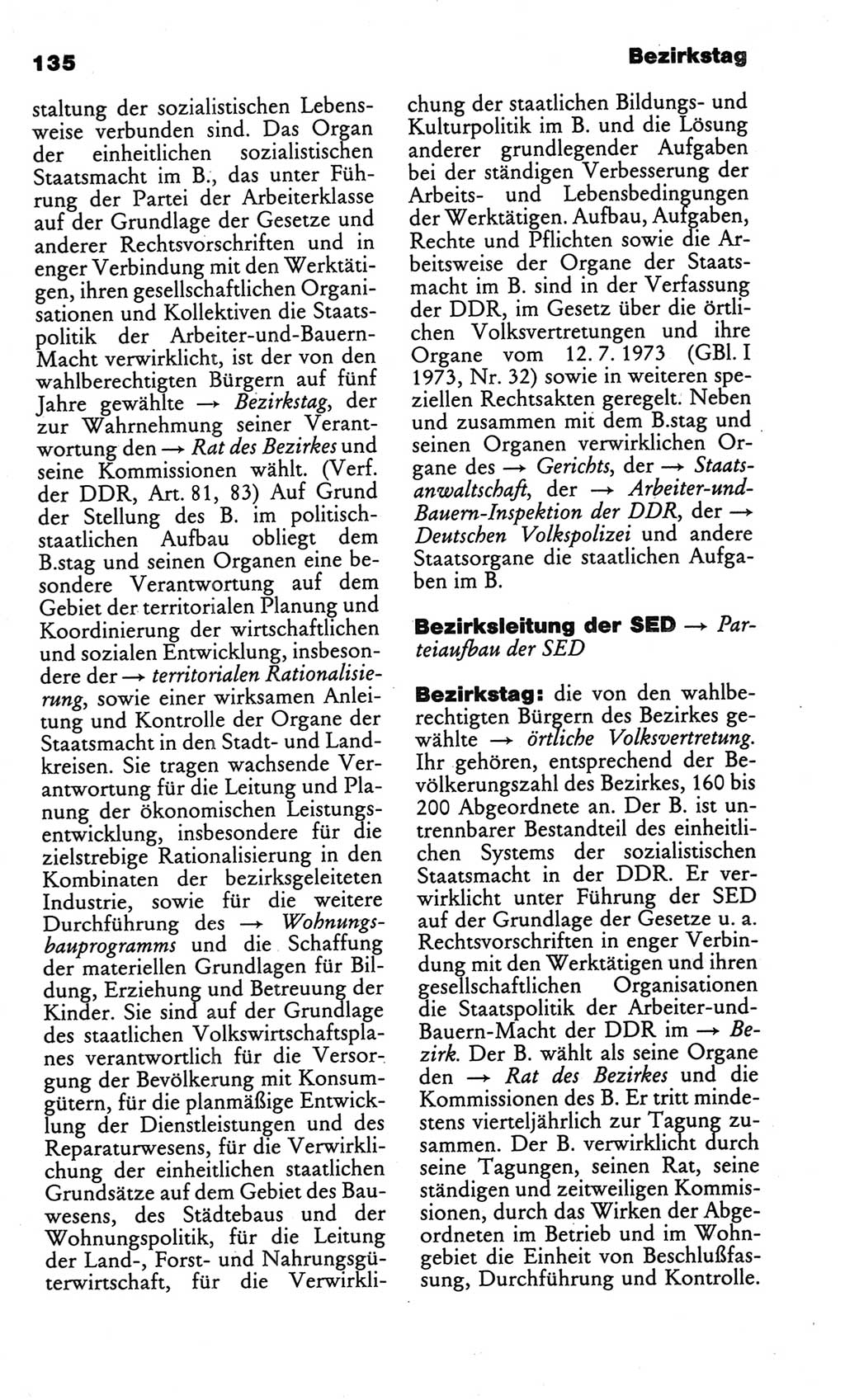 Kleines politisches Wörterbuch [Deutsche Demokratische Republik (DDR)] 1986, Seite 135 (Kl. pol. Wb. DDR 1986, S. 135)