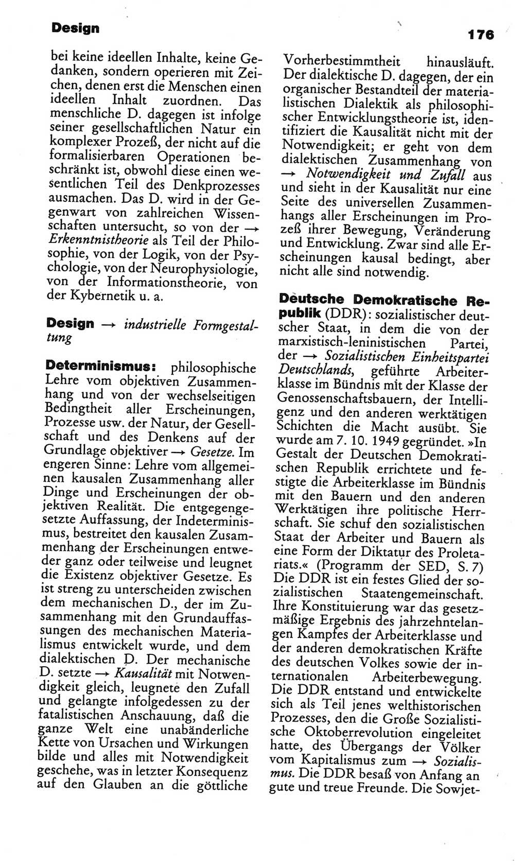 Kleines politisches Wörterbuch [Deutsche Demokratische Republik (DDR)] 1986, Seite 176 (Kl. pol. Wb. DDR 1986, S. 176)