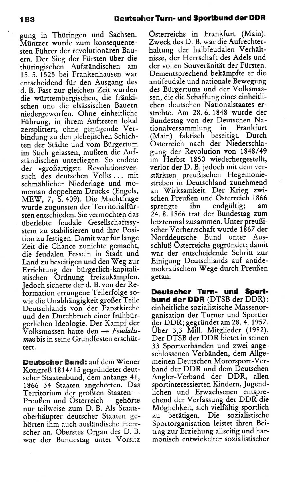 Kleines politisches Wörterbuch [Deutsche Demokratische Republik (DDR)] 1986, Seite 183 (Kl. pol. Wb. DDR 1986, S. 183)