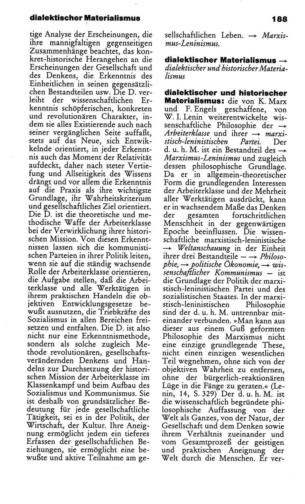 Kleines politisches Wörterbuch [Deutsche Demokratische Republik (DDR)] 1986, Seite 188 (Kl. pol. Wb. DDR 1986, S. 188)