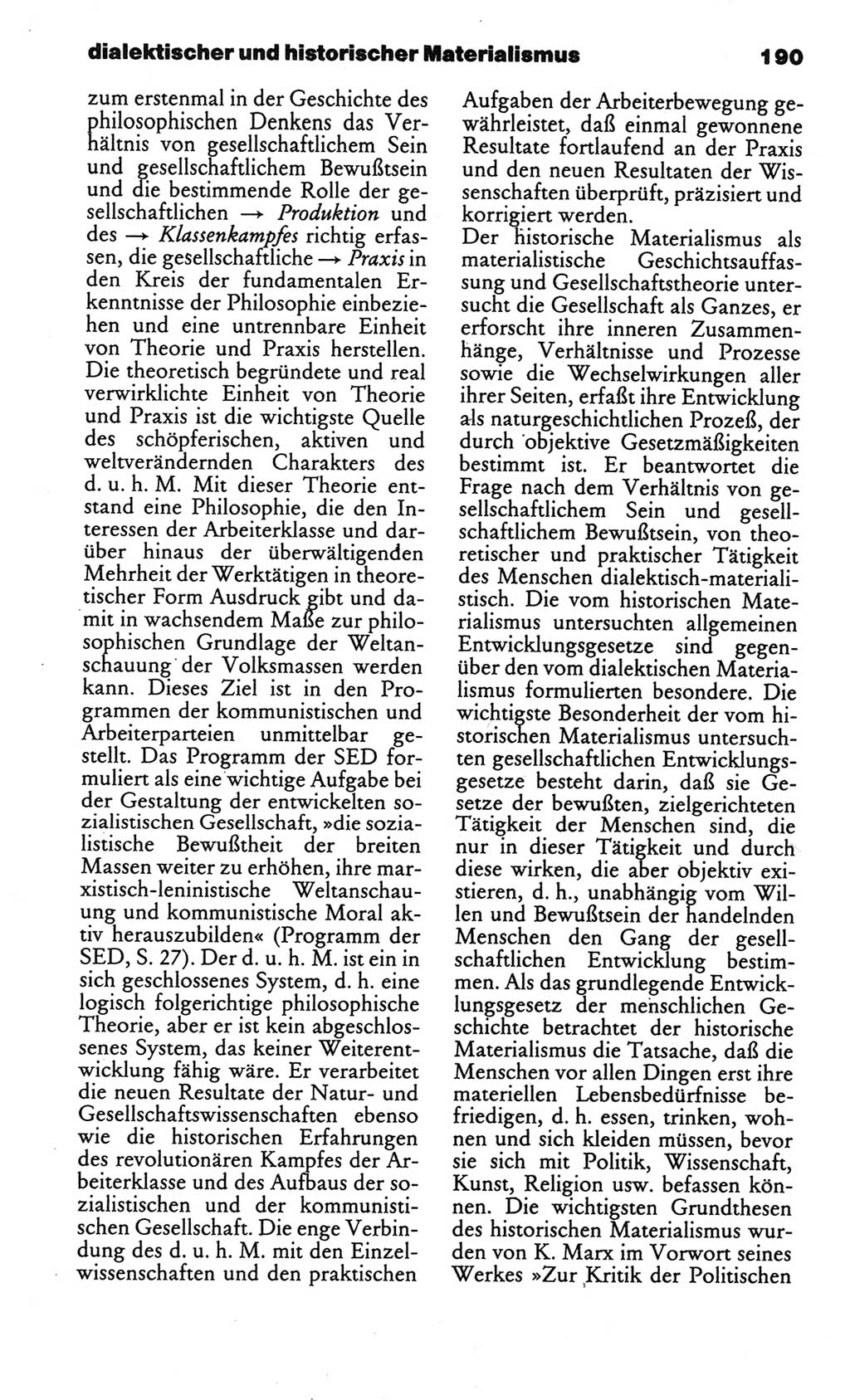 Kleines politisches Wörterbuch [Deutsche Demokratische Republik (DDR)] 1986, Seite 190 (Kl. pol. Wb. DDR 1986, S. 190)