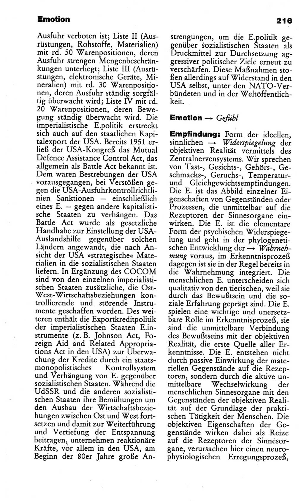 Kleines politisches Wörterbuch [Deutsche Demokratische Republik (DDR)] 1986, Seite 216 (Kl. pol. Wb. DDR 1986, S. 216)