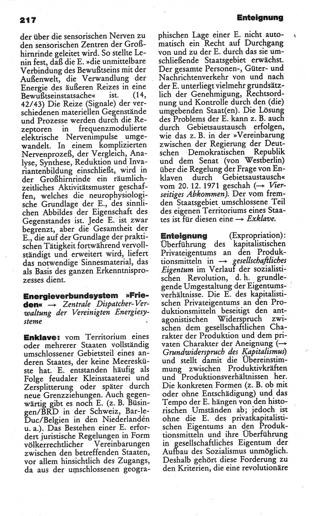 Kleines politisches Wörterbuch [Deutsche Demokratische Republik (DDR)] 1986, Seite 217 (Kl. pol. Wb. DDR 1986, S. 217)