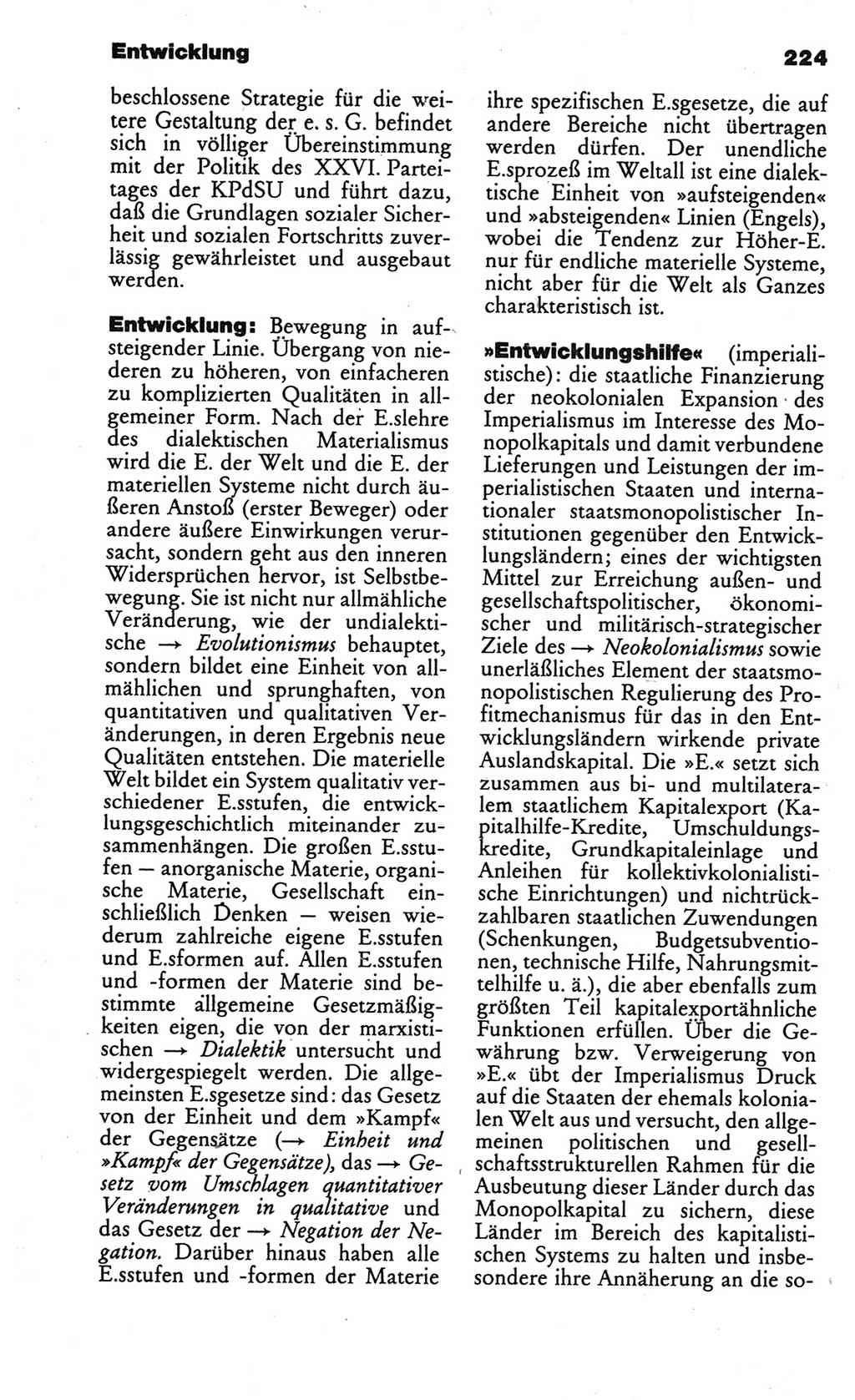 Kleines politisches Wörterbuch [Deutsche Demokratische Republik (DDR)] 1986, Seite 224 (Kl. pol. Wb. DDR 1986, S. 224)