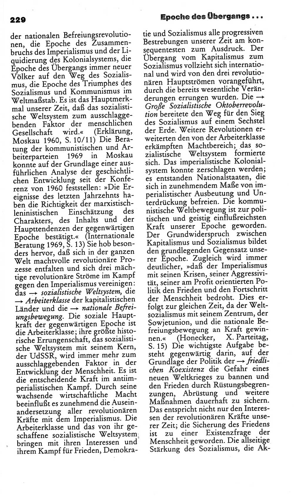 Kleines politisches Wörterbuch [Deutsche Demokratische Republik (DDR)] 1986, Seite 229 (Kl. pol. Wb. DDR 1986, S. 229)