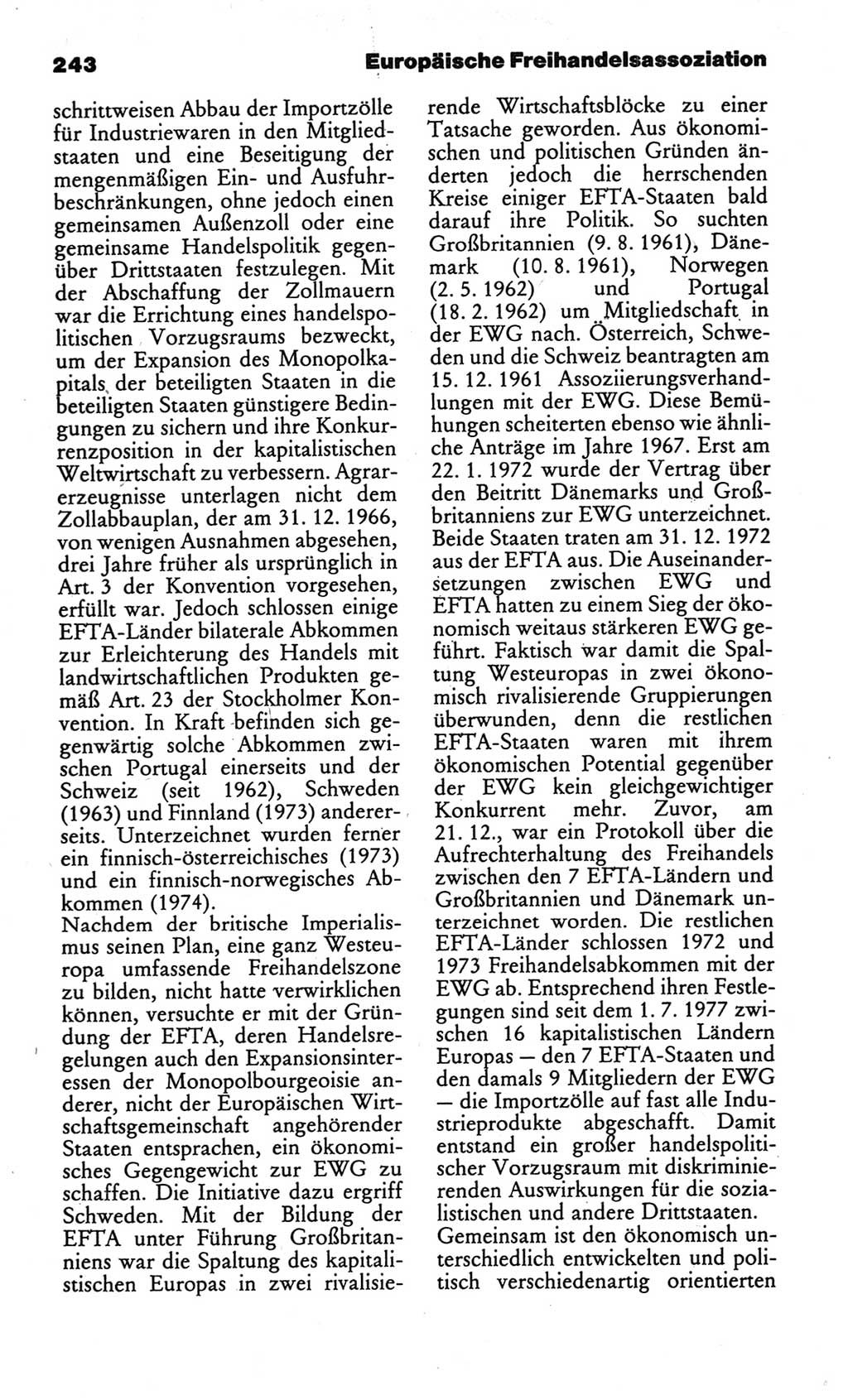 Kleines politisches Wörterbuch [Deutsche Demokratische Republik (DDR)] 1986, Seite 243 (Kl. pol. Wb. DDR 1986, S. 243)