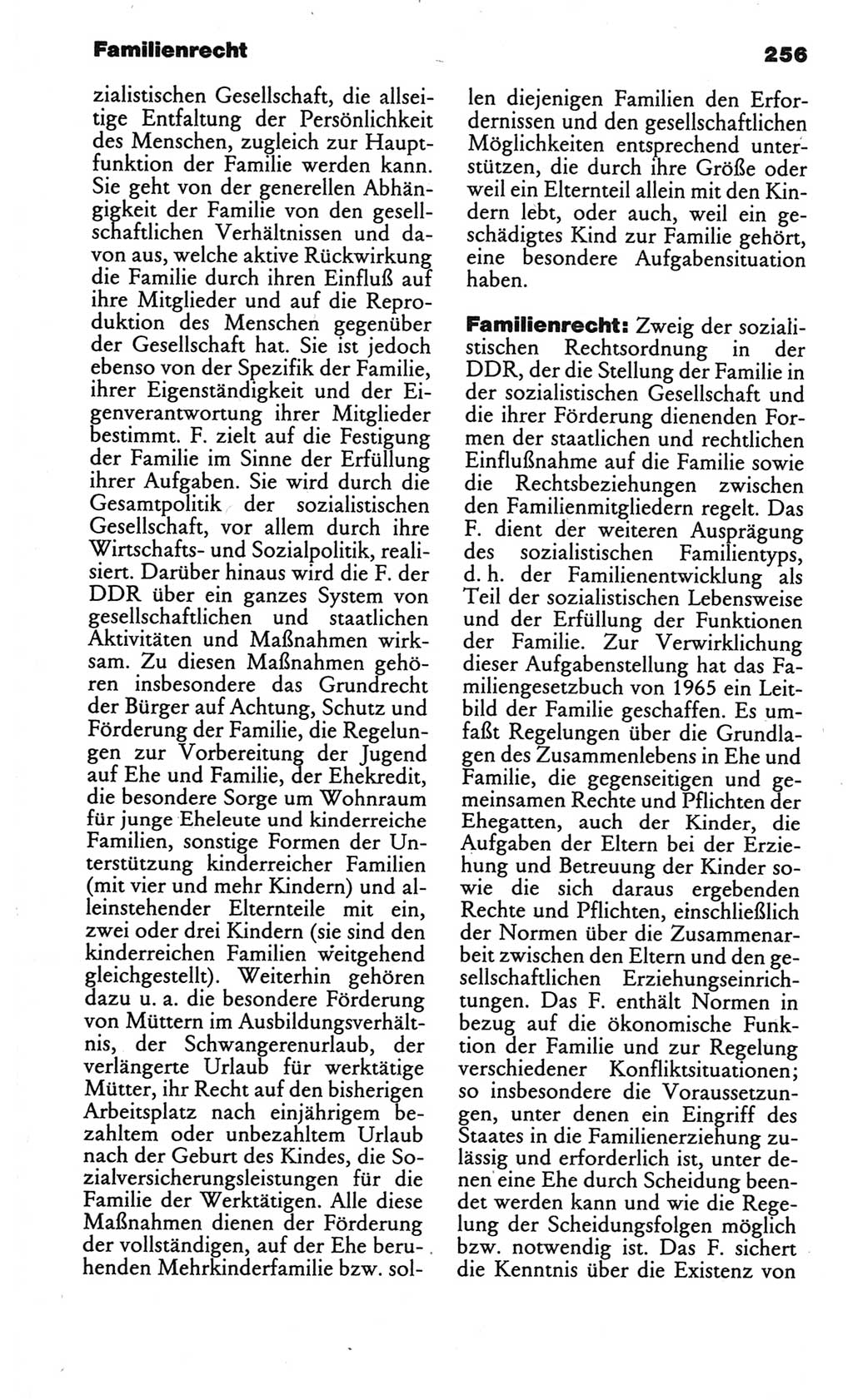 Kleines politisches Wörterbuch [Deutsche Demokratische Republik (DDR)] 1986, Seite 256 (Kl. pol. Wb. DDR 1986, S. 256)