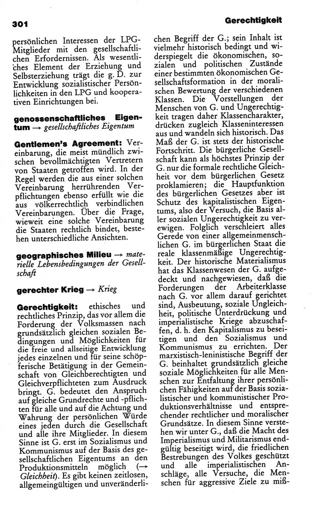 Kleines politisches Wörterbuch [Deutsche Demokratische Republik (DDR)] 1986, Seite 301 (Kl. pol. Wb. DDR 1986, S. 301)