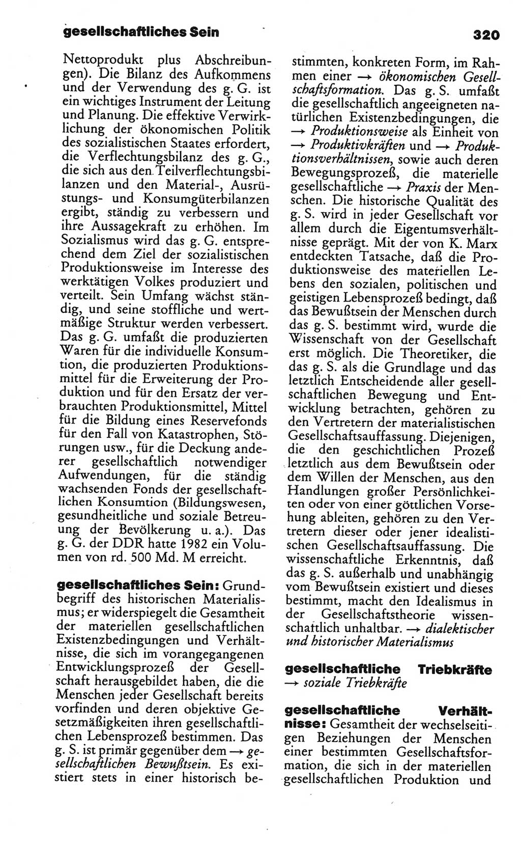 Kleines politisches Wörterbuch [Deutsche Demokratische Republik (DDR)] 1986, Seite 320 (Kl. pol. Wb. DDR 1986, S. 320)