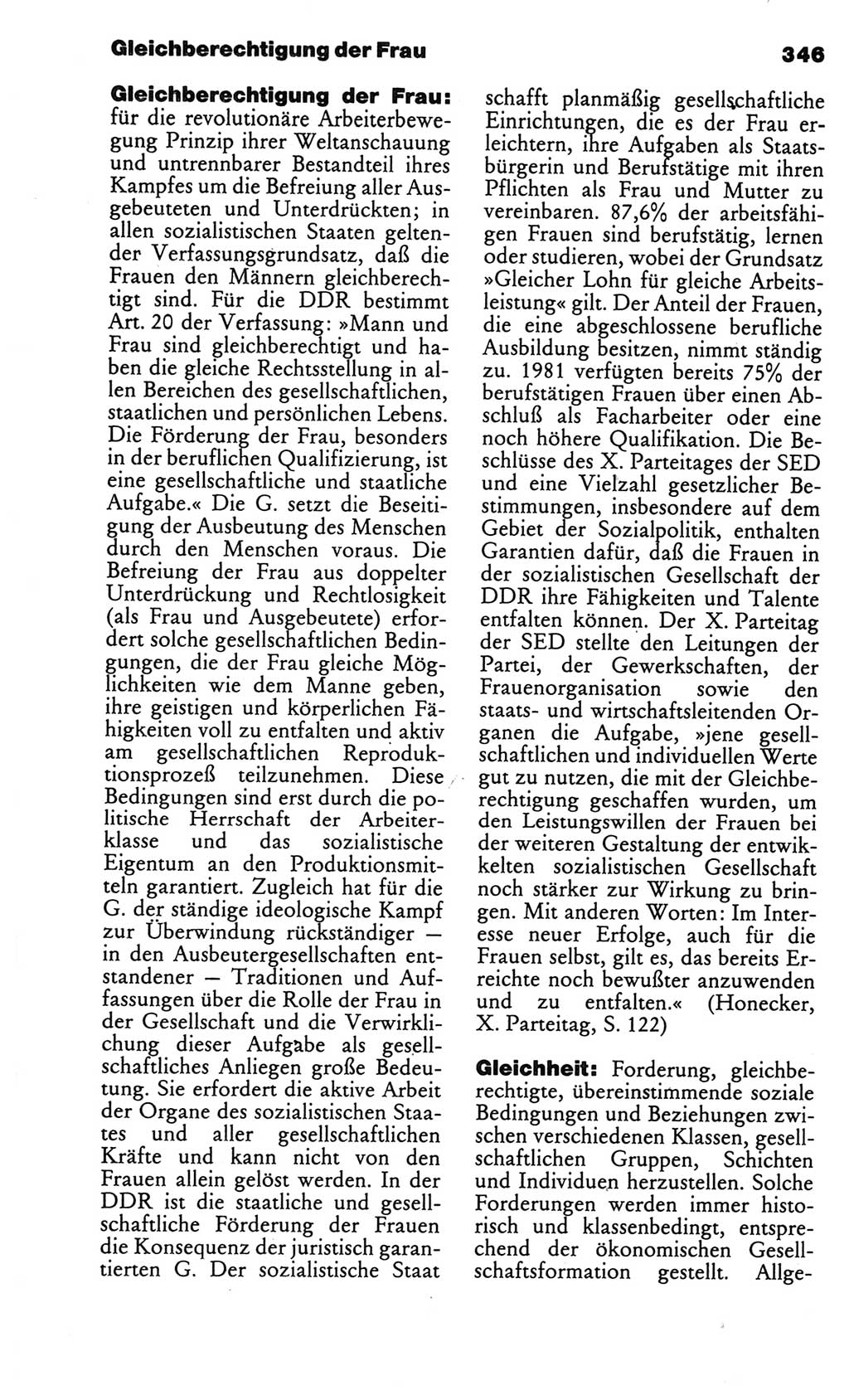 Kleines politisches Wörterbuch [Deutsche Demokratische Republik (DDR)] 1986, Seite 346 (Kl. pol. Wb. DDR 1986, S. 346)
