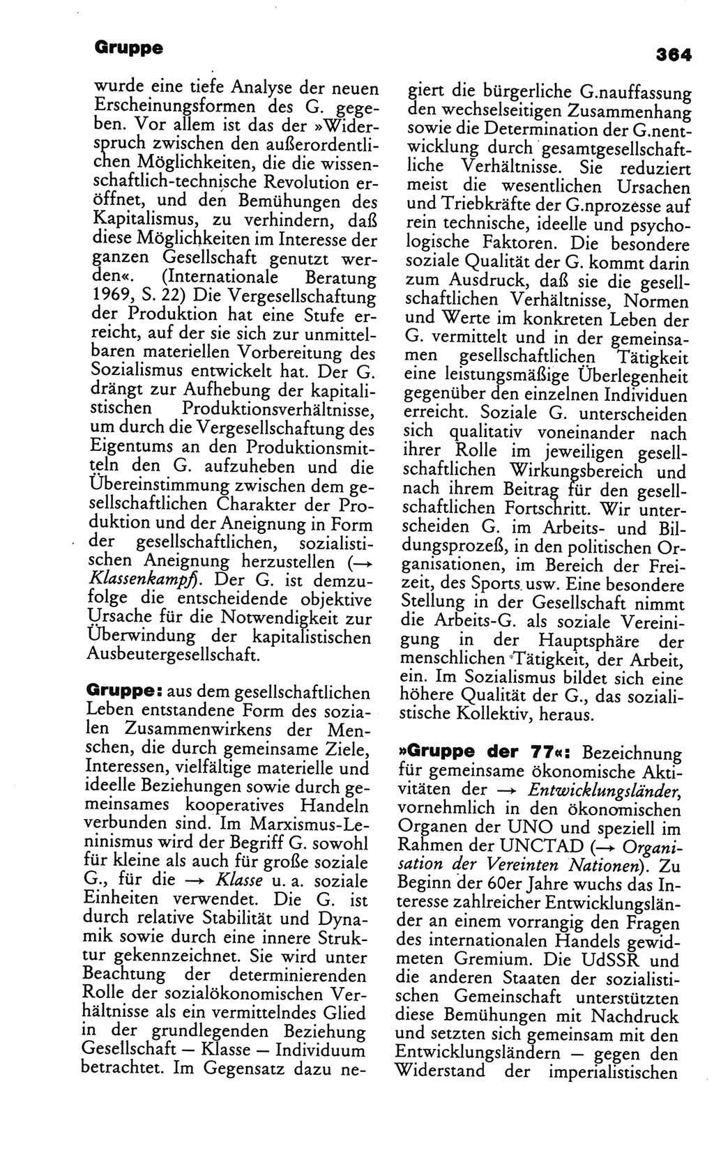 Kleines politisches Wörterbuch [Deutsche Demokratische Republik (DDR)] 1986, Seite 364 (Kl. pol. Wb. DDR 1986, S. 364)