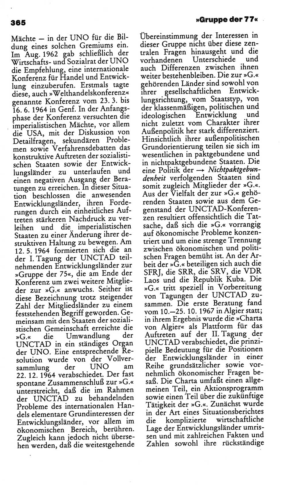 Kleines politisches Wörterbuch [Deutsche Demokratische Republik (DDR)] 1986, Seite 365 (Kl. pol. Wb. DDR 1986, S. 365)