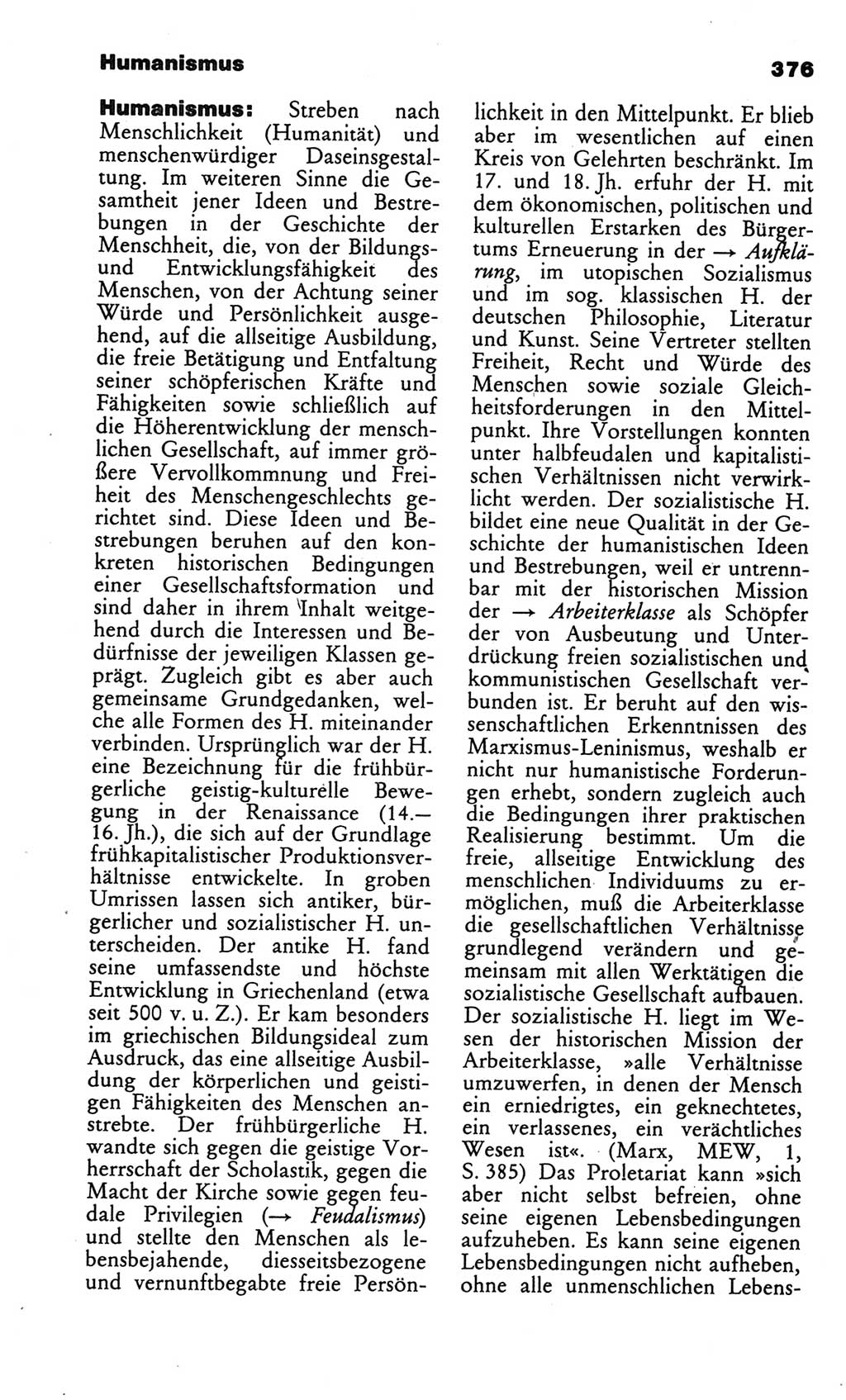 Kleines politisches Wörterbuch [Deutsche Demokratische Republik (DDR)] 1986, Seite 376 (Kl. pol. Wb. DDR 1986, S. 376)