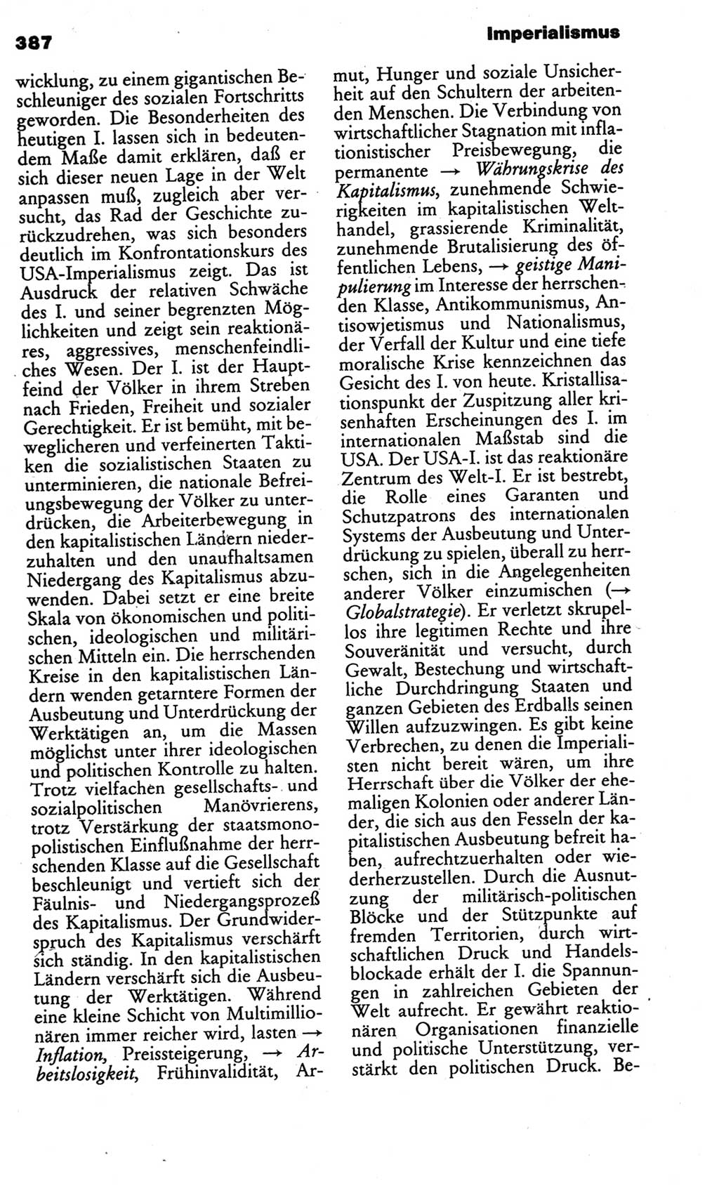 Kleines politisches Wörterbuch [Deutsche Demokratische Republik (DDR)] 1986, Seite 387 (Kl. pol. Wb. DDR 1986, S. 387)