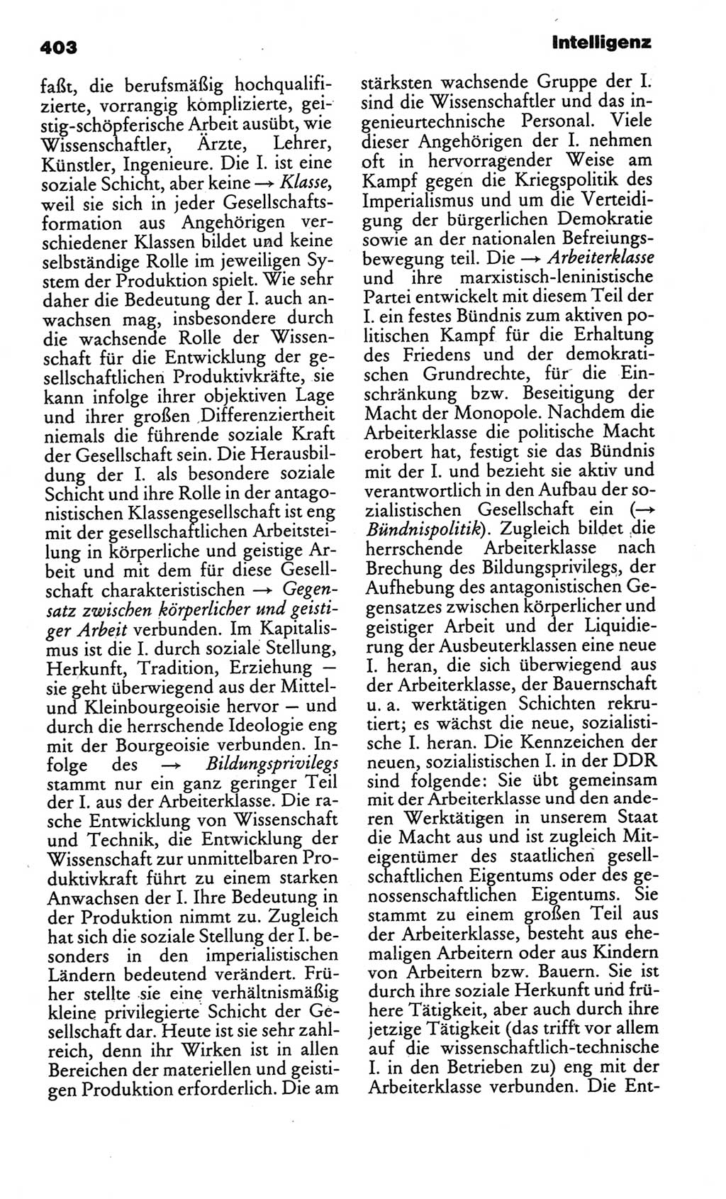 Kleines politisches Wörterbuch [Deutsche Demokratische Republik (DDR)] 1986, Seite 403 (Kl. pol. Wb. DDR 1986, S. 403)