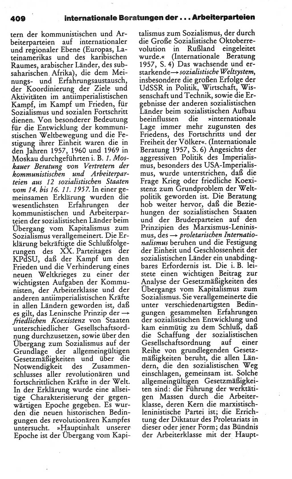 Kleines politisches Wörterbuch [Deutsche Demokratische Republik (DDR)] 1986, Seite 409 (Kl. pol. Wb. DDR 1986, S. 409)