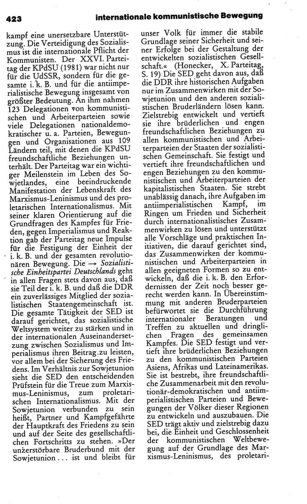 Kleines politisches Wörterbuch [Deutsche Demokratische Republik (DDR)] 1986, Seite 423 (Kl. pol. Wb. DDR 1986, S. 423)