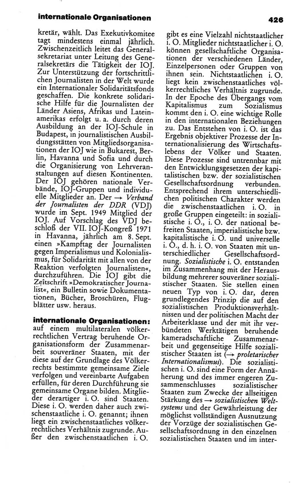 Kleines politisches Wörterbuch [Deutsche Demokratische Republik (DDR)] 1986, Seite 426 (Kl. pol. Wb. DDR 1986, S. 426)