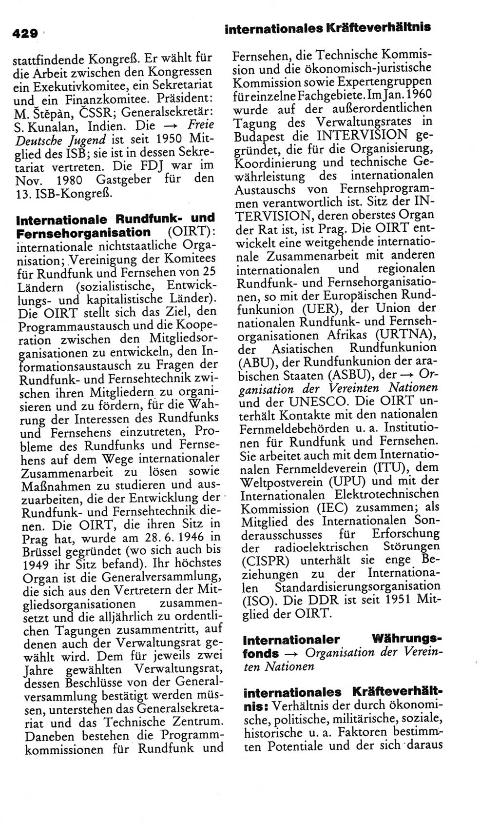 Kleines politisches Wörterbuch [Deutsche Demokratische Republik (DDR)] 1986, Seite 429 (Kl. pol. Wb. DDR 1986, S. 429)