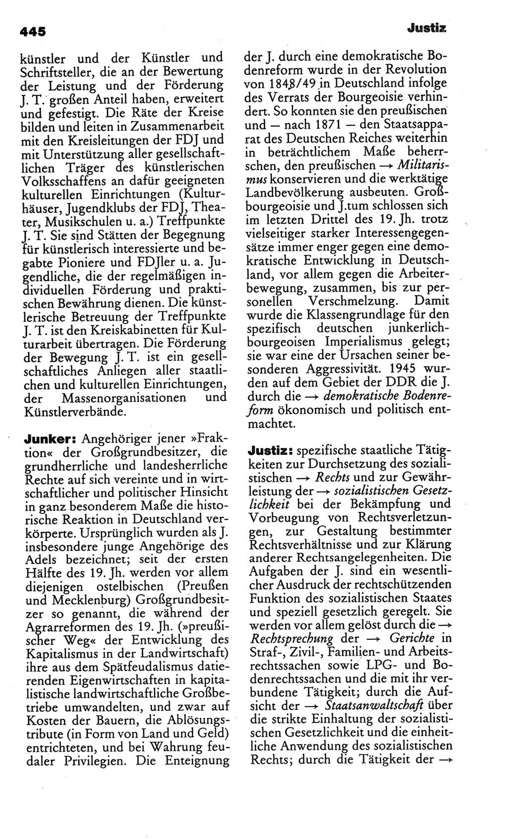 Kleines politisches Wörterbuch [Deutsche Demokratische Republik (DDR)] 1986, Seite 445 (Kl. pol. Wb. DDR 1986, S. 445)