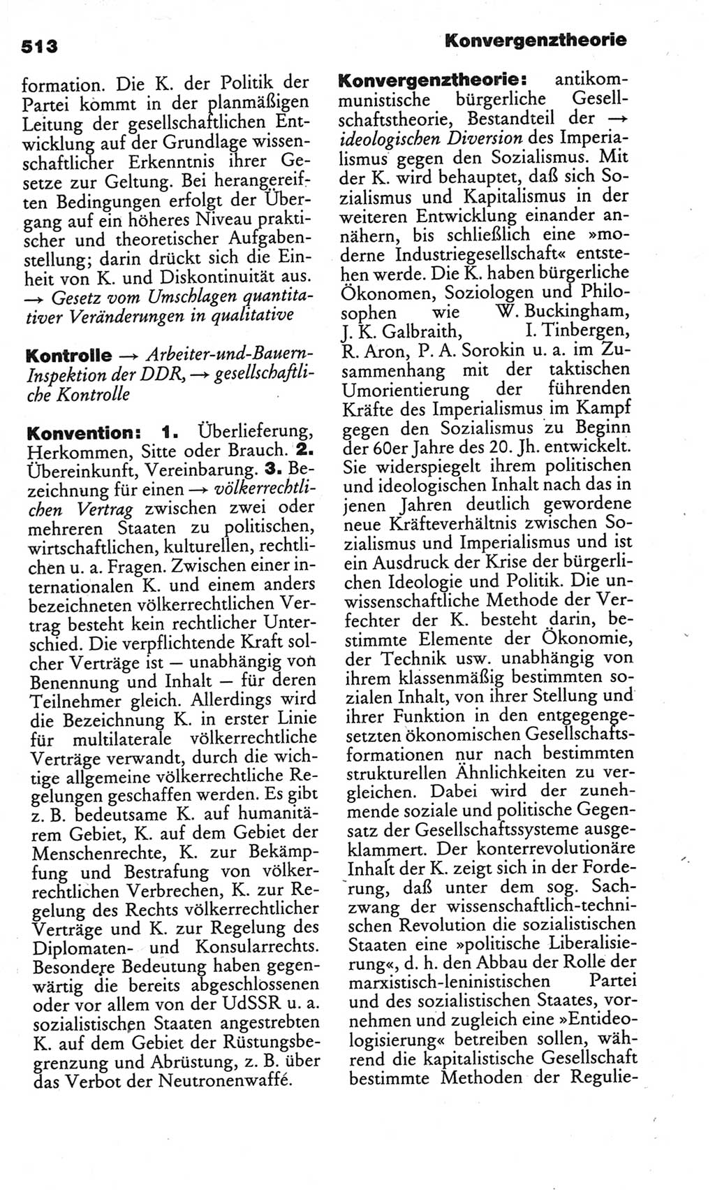 Kleines politisches Wörterbuch [Deutsche Demokratische Republik (DDR)] 1986, Seite 513 (Kl. pol. Wb. DDR 1986, S. 513)
