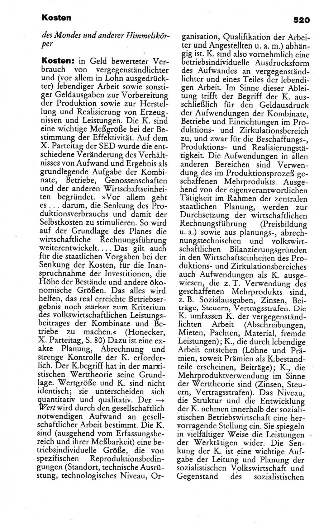 Kleines politisches Wörterbuch [Deutsche Demokratische Republik (DDR)] 1986, Seite 520 (Kl. pol. Wb. DDR 1986, S. 520)