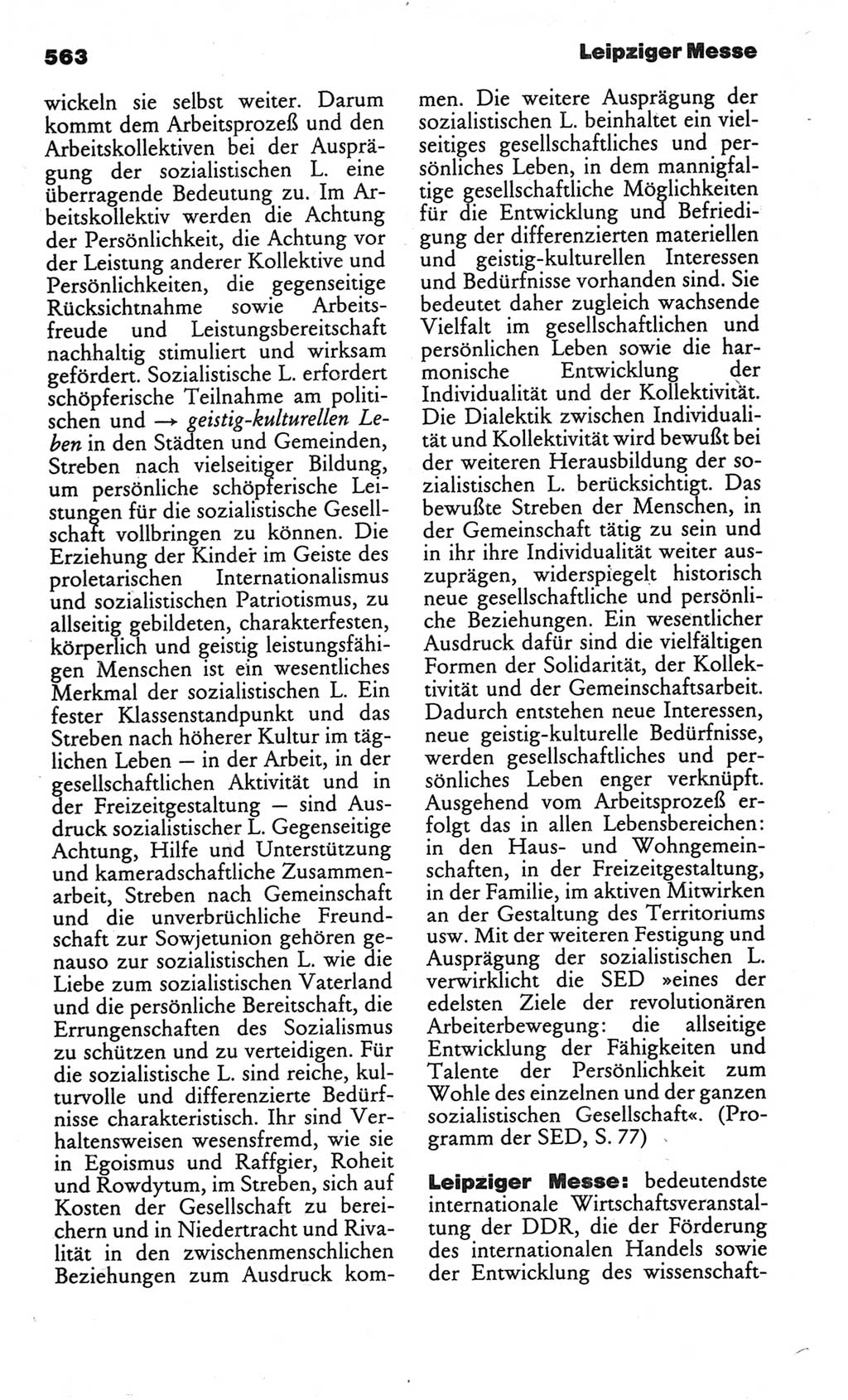 Kleines politisches Wörterbuch [Deutsche Demokratische Republik (DDR)] 1986, Seite 563 (Kl. pol. Wb. DDR 1986, S. 563)
