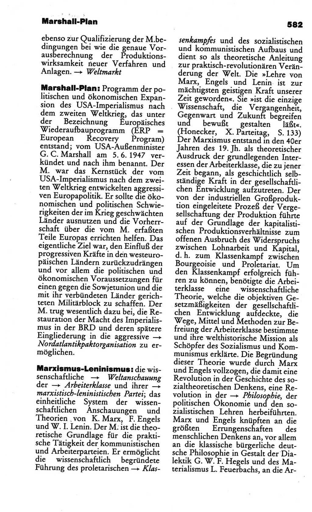 Kleines politisches Wörterbuch [Deutsche Demokratische Republik (DDR)] 1986, Seite 582 (Kl. pol. Wb. DDR 1986, S. 582)
