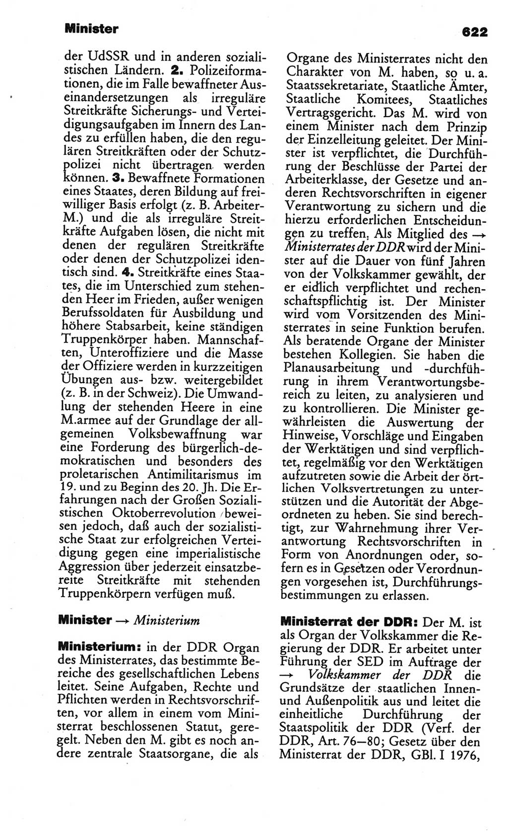 Kleines politisches Wörterbuch [Deutsche Demokratische Republik (DDR)] 1986, Seite 622 (Kl. pol. Wb. DDR 1986, S. 622)