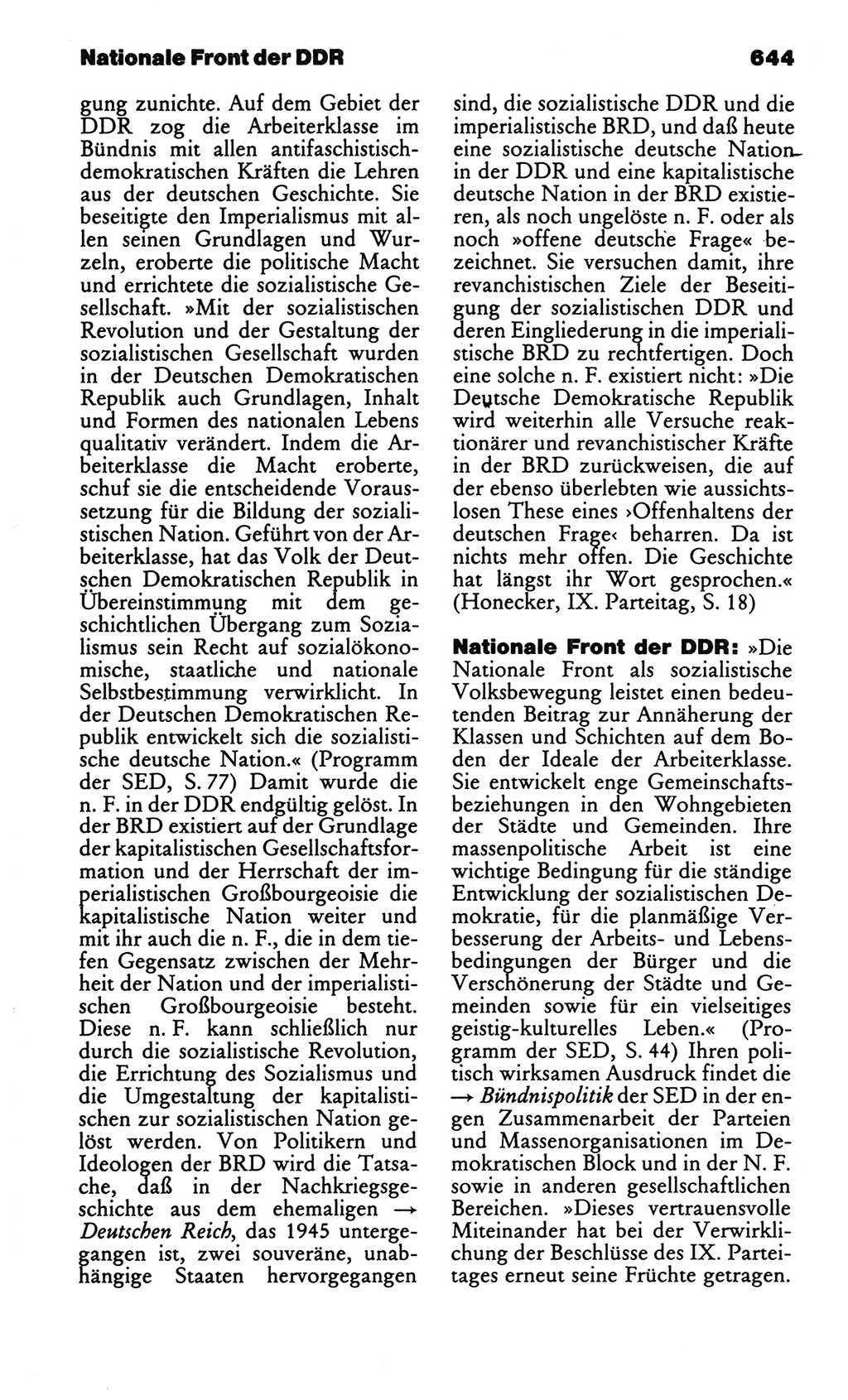 Kleines politisches Wörterbuch [Deutsche Demokratische Republik (DDR)] 1986, Seite 644 (Kl. pol. Wb. DDR 1986, S. 644)
