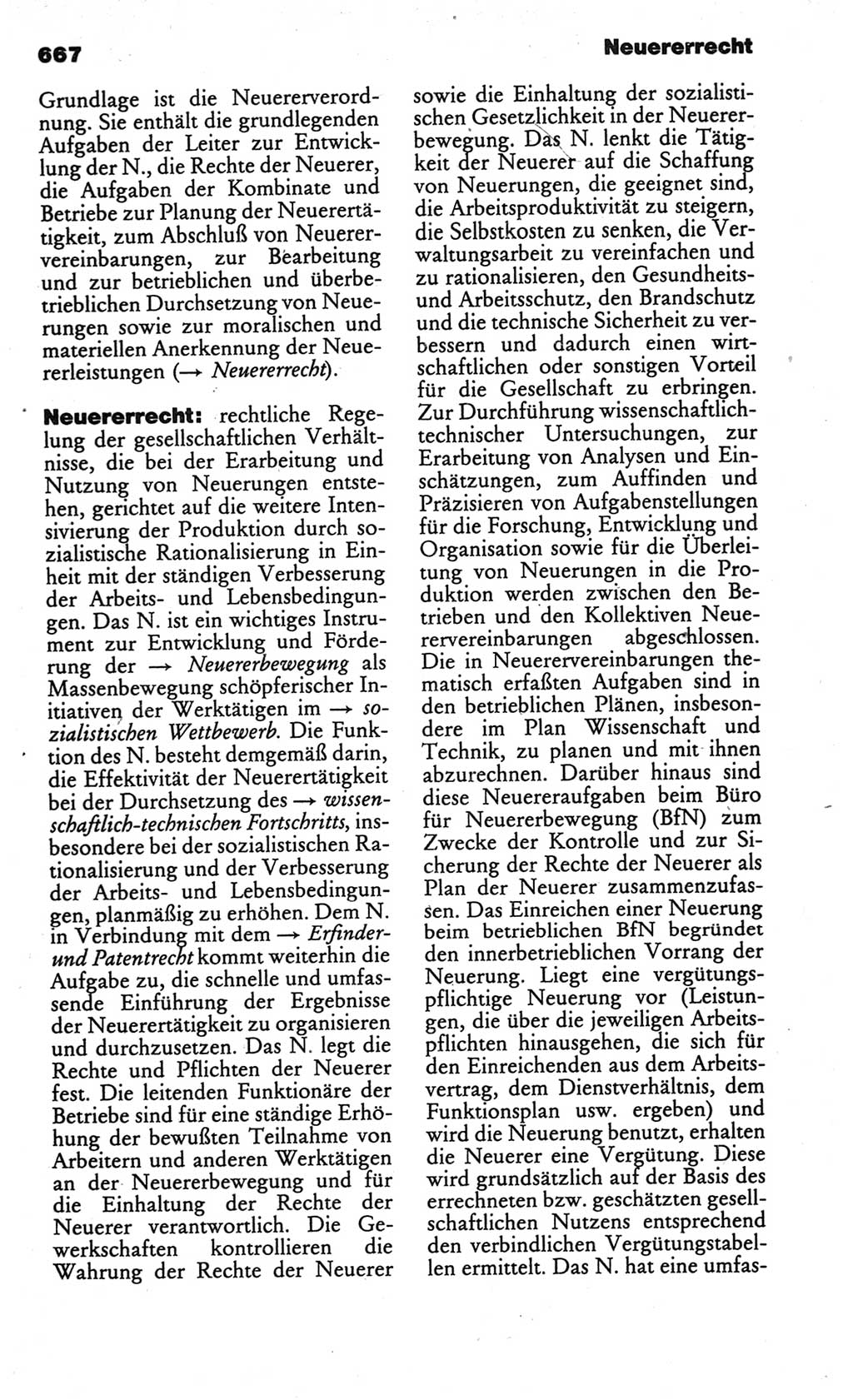Kleines politisches Wörterbuch [Deutsche Demokratische Republik (DDR)] 1986, Seite 667 (Kl. pol. Wb. DDR 1986, S. 667)
