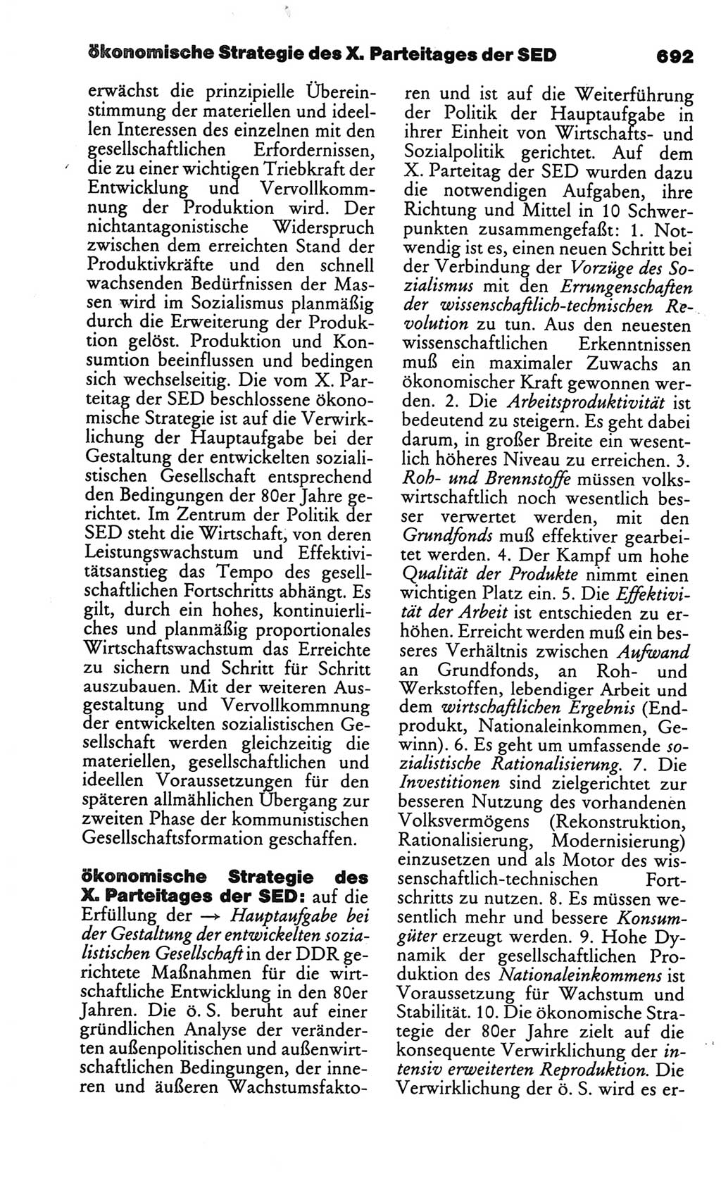 Kleines politisches Wörterbuch [Deutsche Demokratische Republik (DDR)] 1986, Seite 692 (Kl. pol. Wb. DDR 1986, S. 692)